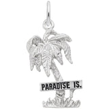 Rembrandt Charms Paradise Island Charm Pendant Available in Gold or Sterling Silver