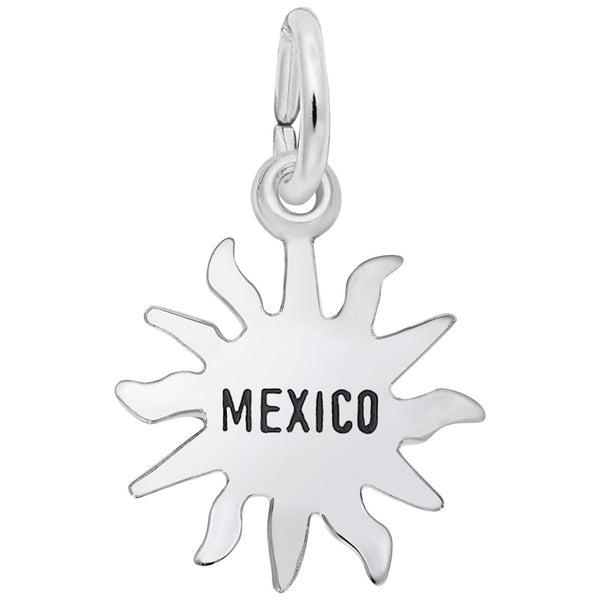 Rembrandt Charms Mexico Sun Small Charm Pendant Available in Gold or Sterling Silver