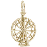 Rembrandt Charms Gold Plated Sterling Silver Ferris Wheel Charm Pendant