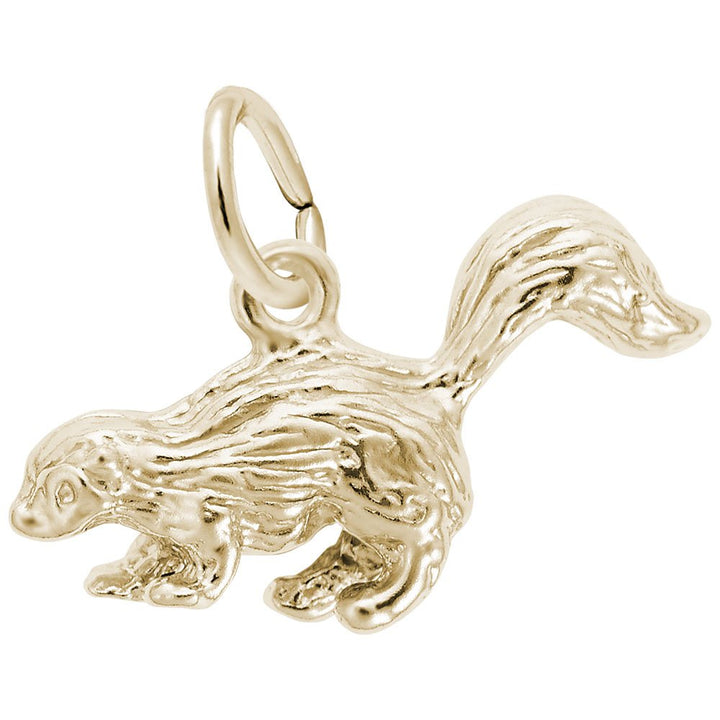 Rembrandt Charms 10K Yellow Gold Skunk Charm Pendant