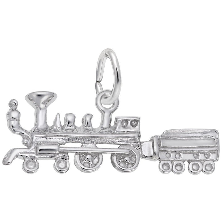 Rembrandt Charms Train Charm Pendant Available in Gold or Sterling Silver