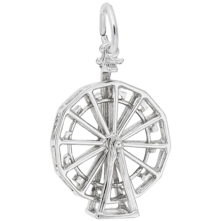 Rembrandt Charms 925 Sterling Silver Ferris Wheel Charm Pendant