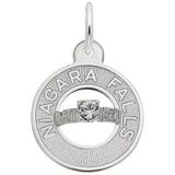 Rembrandt Charms Niagara Falls Charm Pendant Available in Gold or Sterling Silver