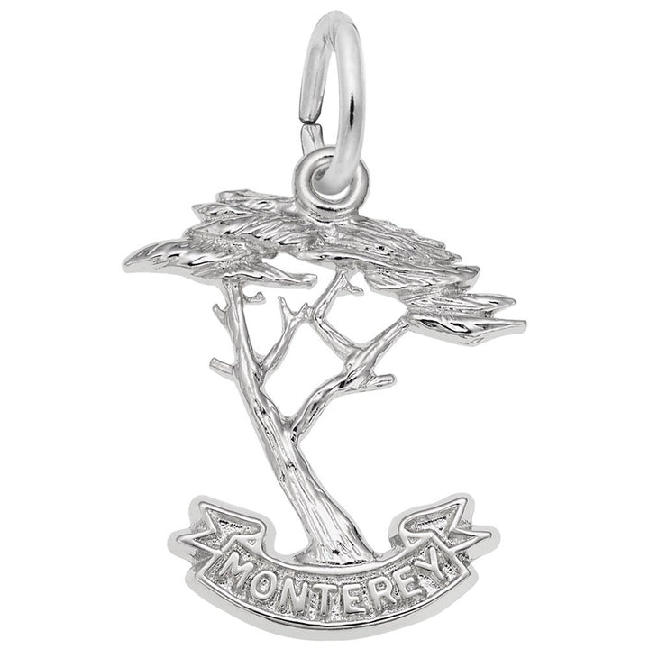 Rembrandt Charms 925 Sterling Silver Monterey Cypress Charm Pendant