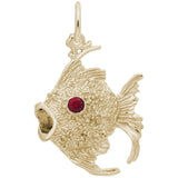Rembrandt Charms 14K Yellow Gold Fish Charm Pendant