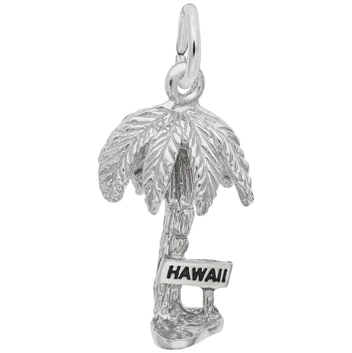 Rembrandt Charms 925 Sterling Silver Hawaii Palm Charm Pendant