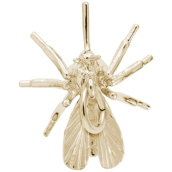 Rembrandt Charms Gold Plated Sterling Silver Mosquito Charm Pendant