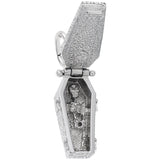Rembrandt Charms Coffin Charm Pendant Available in Gold or Sterling Silver