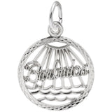 Rembrandt Charms 925 Sterling Silver Barbados Charm Pendant