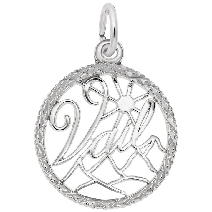 Rembrandt Charms 925 Sterling Silver Vail Charm Pendant