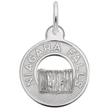 Rembrandt Charms 925 Sterling Silver Niagara Falls Charm Pendant