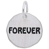 Rembrandt Charms 925 Sterling Silver Forever Charm Tag Charm Pendant