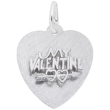 Rembrandt Charms 14K White Gold Be My Valentine Charm Pendant