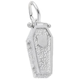 Rembrandt Charms Coffin Charm Pendant Available in Gold or Sterling Silver