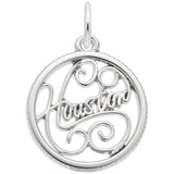 Rembrandt Charms 925 Sterling Silver Houston Charm Pendant