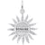 Rembrandt Charms Bonaire Sun Large Charm Pendant Available in Gold or Sterling Silver