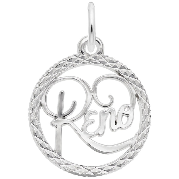 Rembrandt Charms Reno Charm Pendant Available in Gold or Sterling Silver