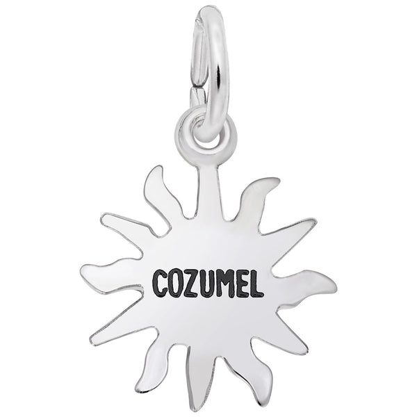 Rembrandt Charms Cozumel Sun Charm Pendant Available in Gold or Sterling Silver