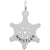 Rembrandt Charms Snowflake Whistler Charm Pendant Available in Gold or Sterling Silver