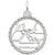Rembrandt Charms Park City Charm Pendant Available in Gold or Sterling Silver