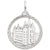 Rembrandt Charms Mormon Temple Charm Pendant Available in Gold or Sterling Silver