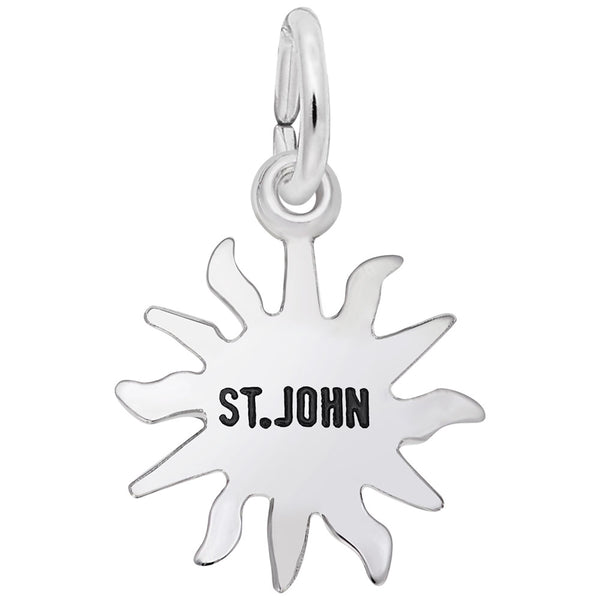 Rembrandt Charms St. John Sun Small Charm Pendant Available in Gold or Sterling Silver