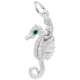Rembrandt Charms 925 Sterling Silver Mermaid On Seahorse Charm Pendant