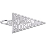 Rembrandt Charms Class Of 2020 Charm Pendant Available in Gold or Sterling Silver