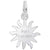 Rembrandt Charms Port Lucaya Sun Small Charm Pendant Available in Gold or Sterling Silver