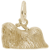 Rembrandt Charms 14K Yellow Gold Pekingese Charm Pendant