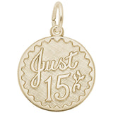 Rembrandt Charms 14K Yellow Gold Just 15 Charm Pendant