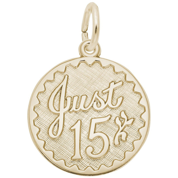 Rembrandt Charms 14K Yellow Gold Just 15 Charm Pendant