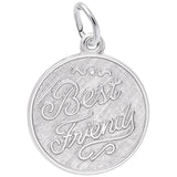 Rembrandt Charms 925 Sterling Silver Best Friends Charm Pendant