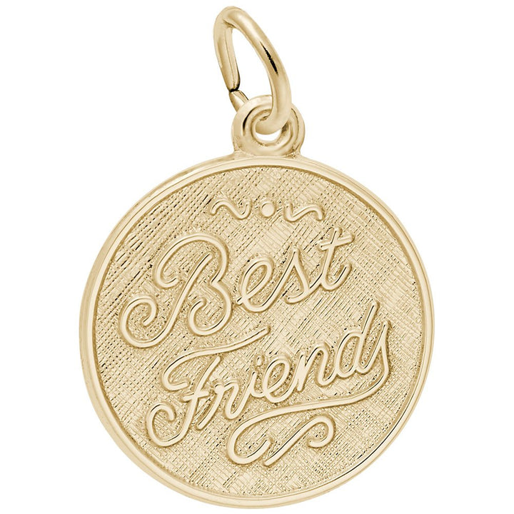 Rembrandt Charms 14K Yellow Gold Best Friends Charm Pendant
