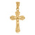 14kt Yellow Gold Unisex DC Cross Crucifix Religious Charm Pendant
