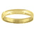 14kt Gold Unisex Dome Polished Regular-fit 3mm Wedding Engagement Anniversary Band Ring