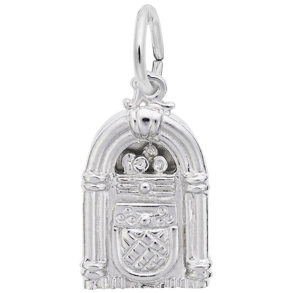 Rembrandt Charms Juke Box Charm Pendant Available in Gold or Sterling Silver