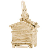 Rembrandt Charms 10K Yellow Gold Beehive Charm Pendant