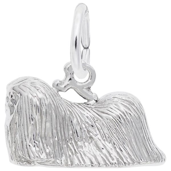 Rembrandt Charms Pekingese Charm Pendant Available in Gold or Sterling Silver