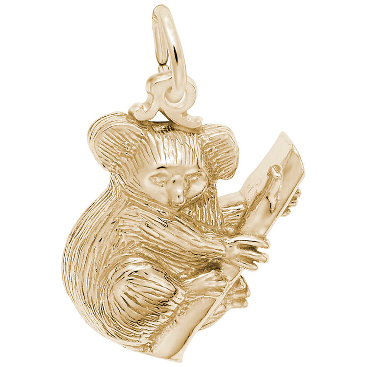 Rembrandt Charms Gold Plated Sterling Silver Koala Bear Charm Pendant