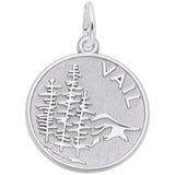 Rembrandt Charms Vail Scene Charm Pendant Available in Gold or Sterling Silver