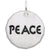 Rembrandt Charms Peace Charm Tag Charm Pendant Available in Gold or Sterling Silver