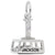 Rembrandt Charms Jackson Hole Gondola Charm Pendant Available in Gold or Sterling Silver