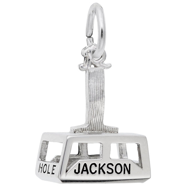 Rembrandt Charms Jackson Hole Gondola Charm Pendant Available in Gold or Sterling Silver