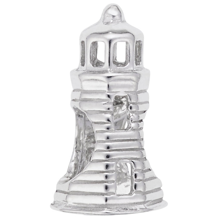 Rembrandt Charms 925 Sterling Silver Lighthouse Bead Charm Pendant