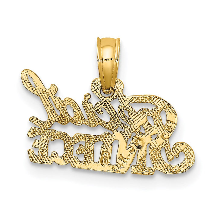 14k Yellow Gold Special Niece Charm Pendant