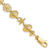 14k Yellow Gold Sand Dolloar, Clam & Starfish Bracelet