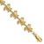 14k Yellow Gold Polished Mini Sea Turtle Link Bracelet