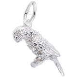 Rembrandt Charms 925 Sterling Silver Parrot Charm Pendant