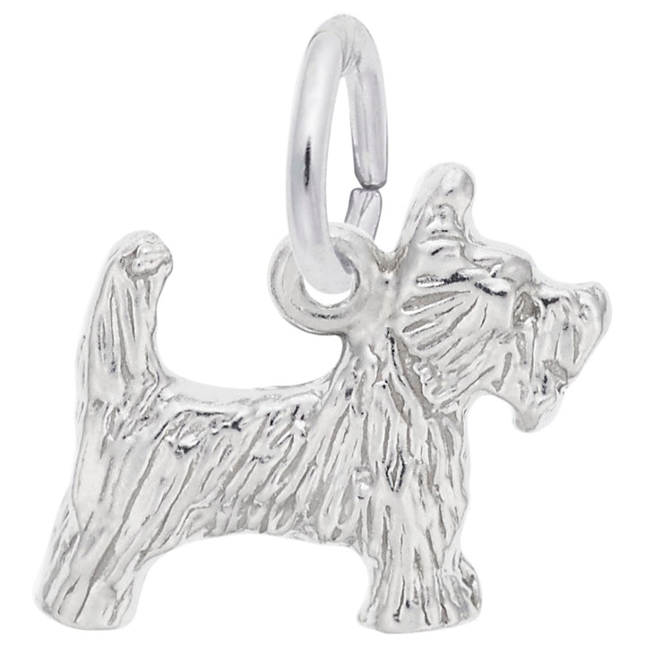 Rembrandt Charms Scottie Charm Pendant Available in Gold or Sterling Silver